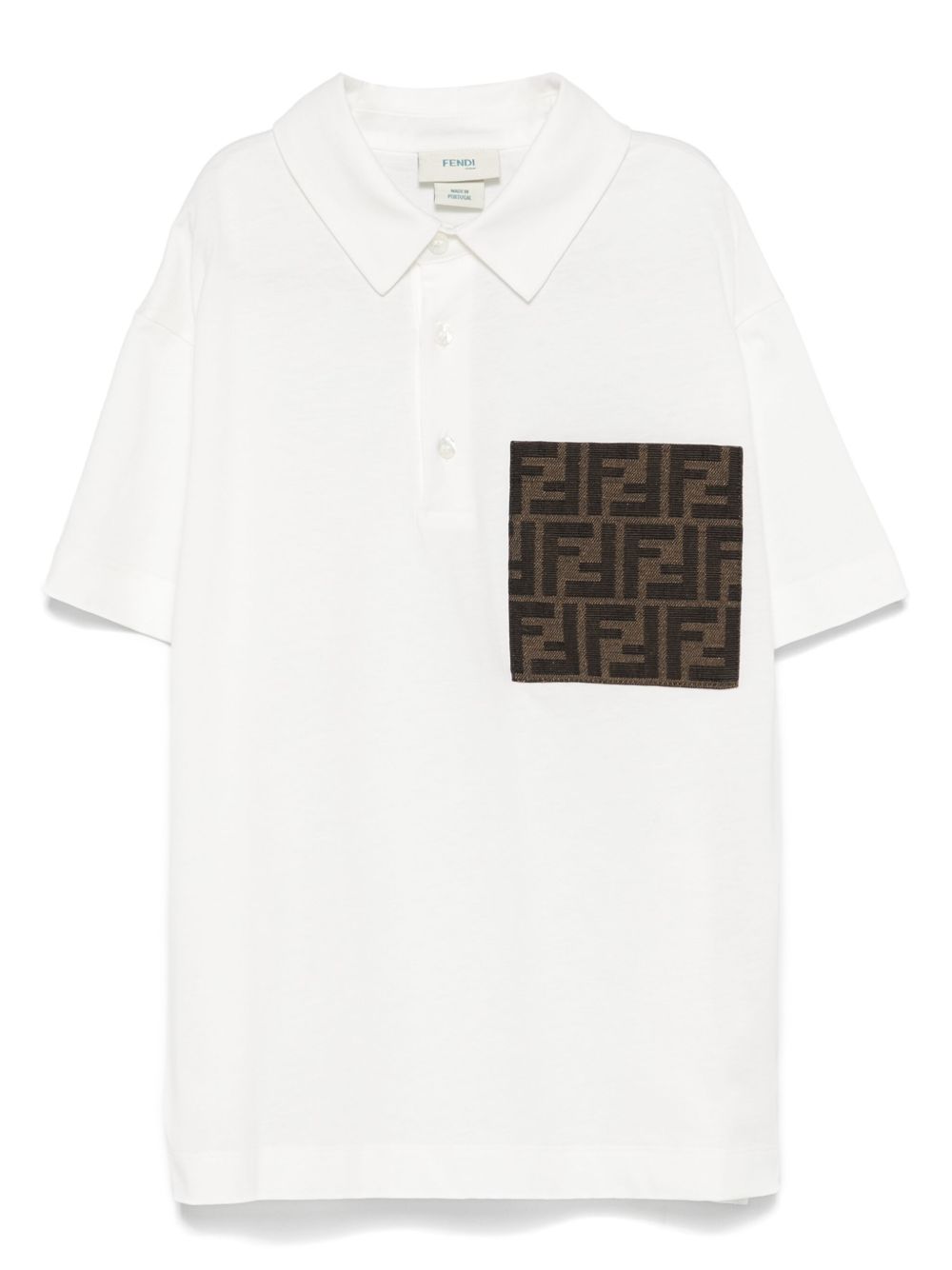Fendi T-shirts and Polos Gesso