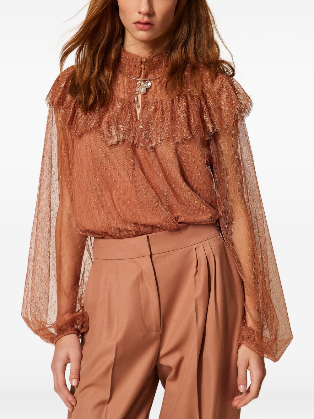 Twin-set Shirts Mocha Mousse