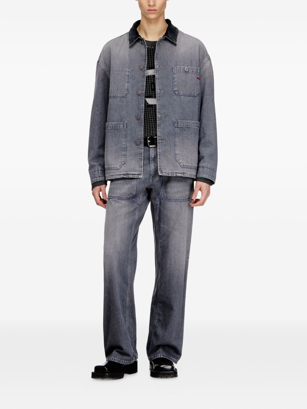 Diesel Sweaters Grey Cotton