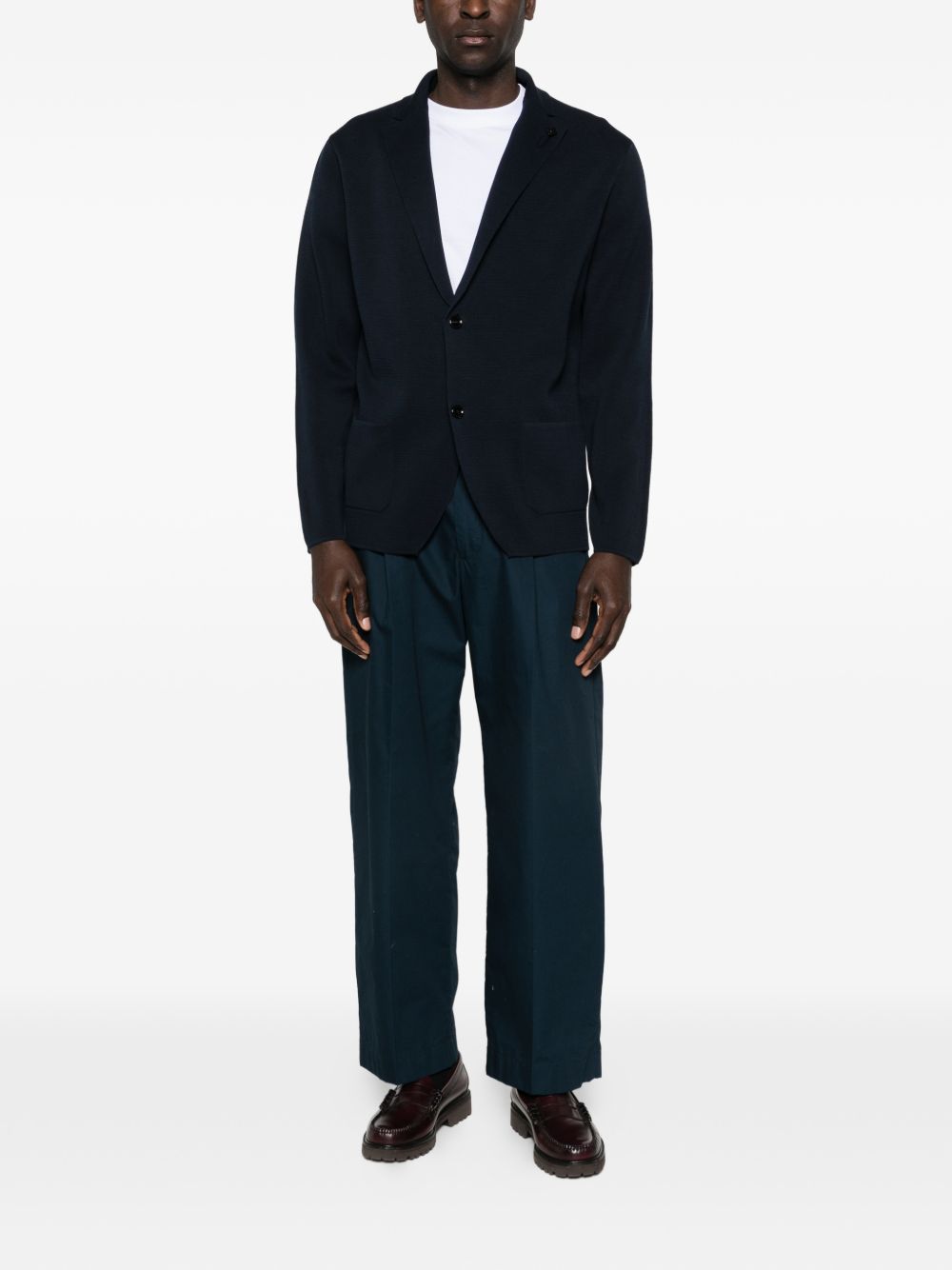 Lardini Jackets Navy Blue