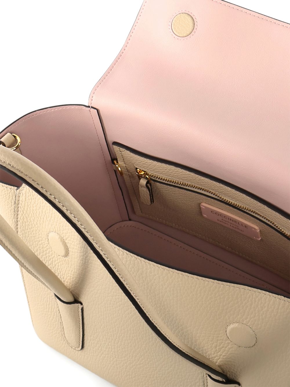Coccinelle Bags Sandshell Leat. And Other Mat