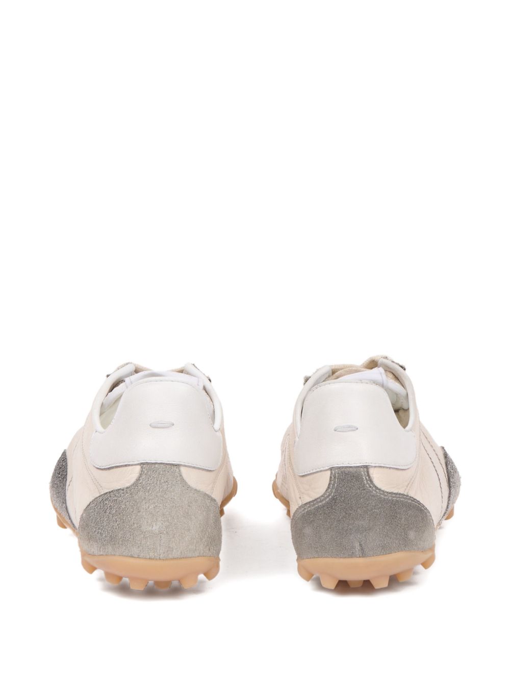 MM6 Maison Margiela Flat shoes Off-white Leather