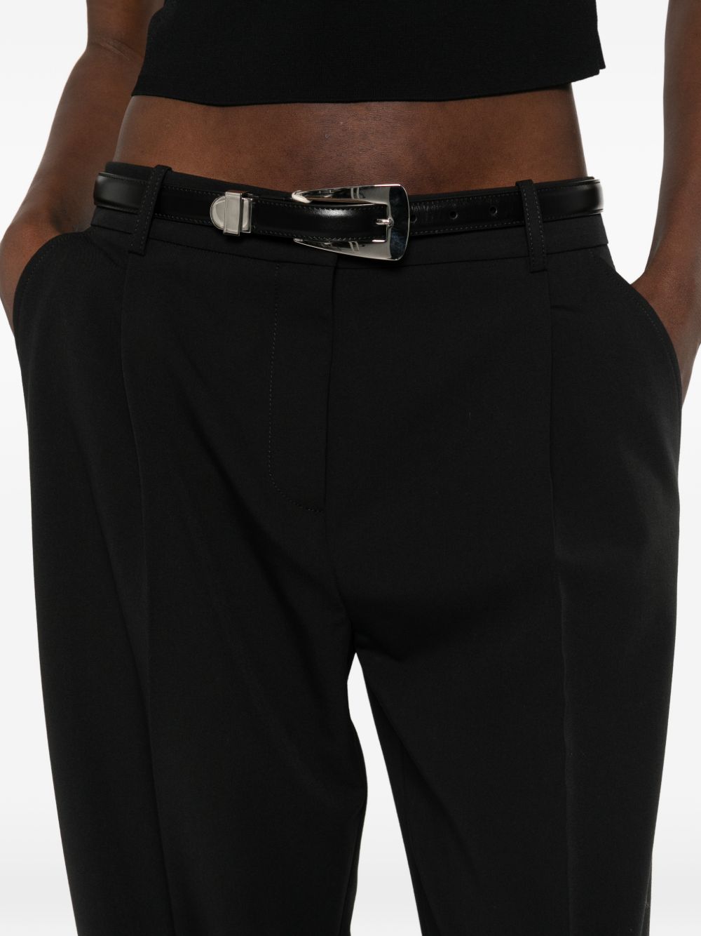 Pinko Trousers Black Pl Vi Ea