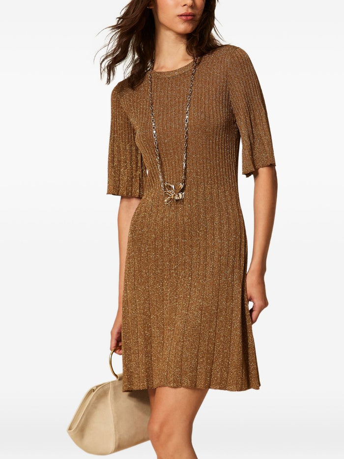 Twin-set Dresses Wood Gold