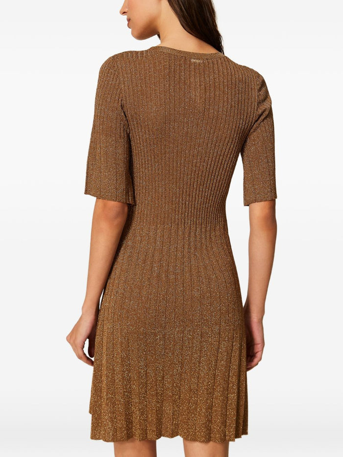 Twin-set Dresses Wood Gold