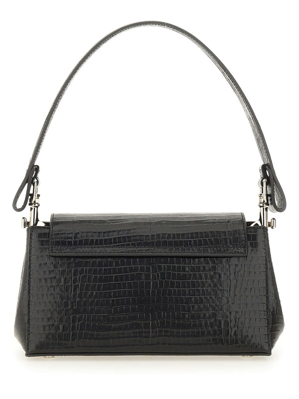 Handbag Hazel Medium Black Calf Leather Handbags