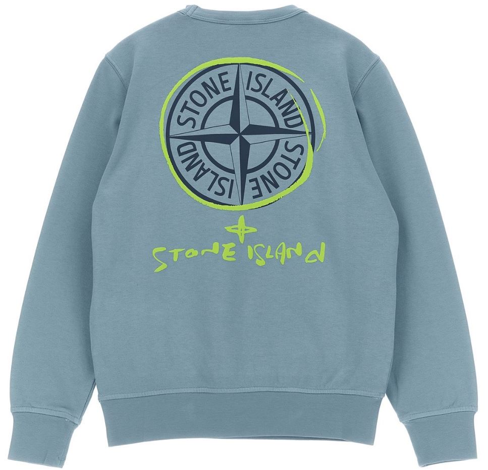 Stone Island Sweaters Blue