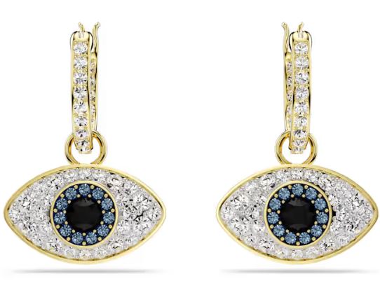 Swaroski Bijoux Gold, Black, Blue, Clear