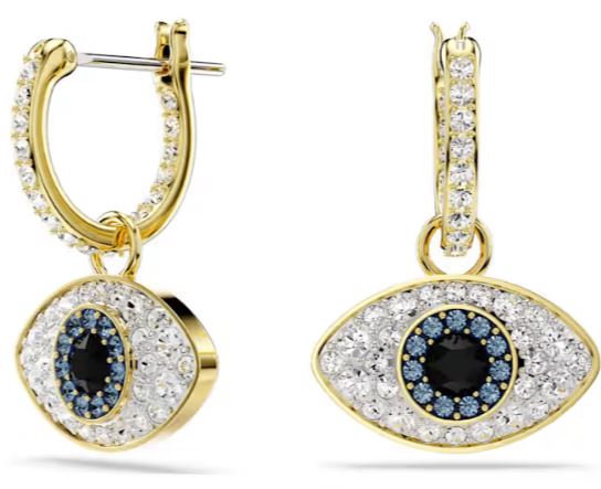 Swaroski Bijoux Gold, Black, Blue, Clear