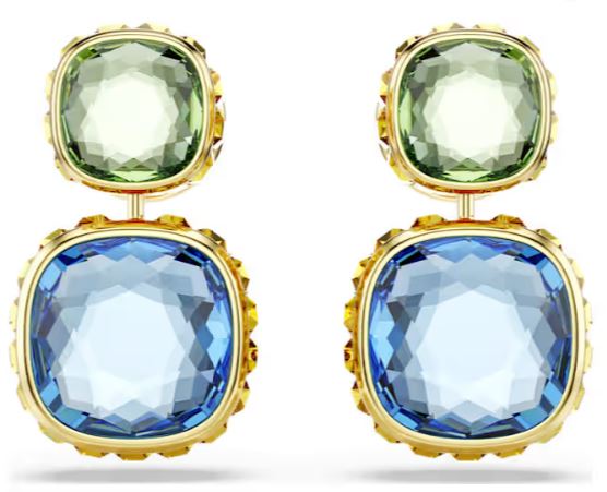 Swaroski Bijoux Gold, Green, Blue
