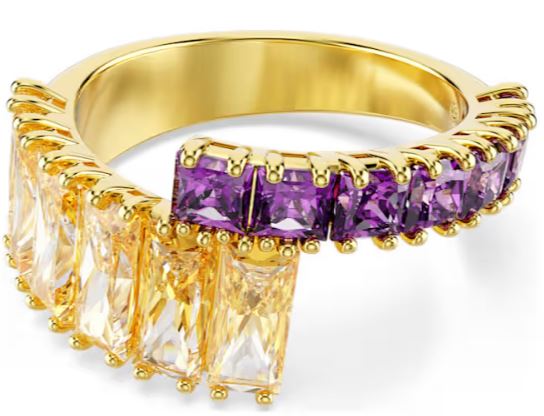 Swaroski Bijoux Gold, Purple, Champagne
