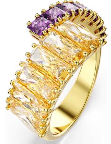 Swaroski Bijoux Gold, Purple, Champagne