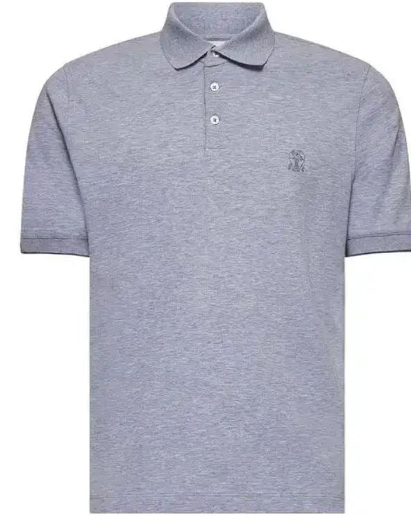 Brunello Cucinelli T-shirts and Polos Grigio+piombo