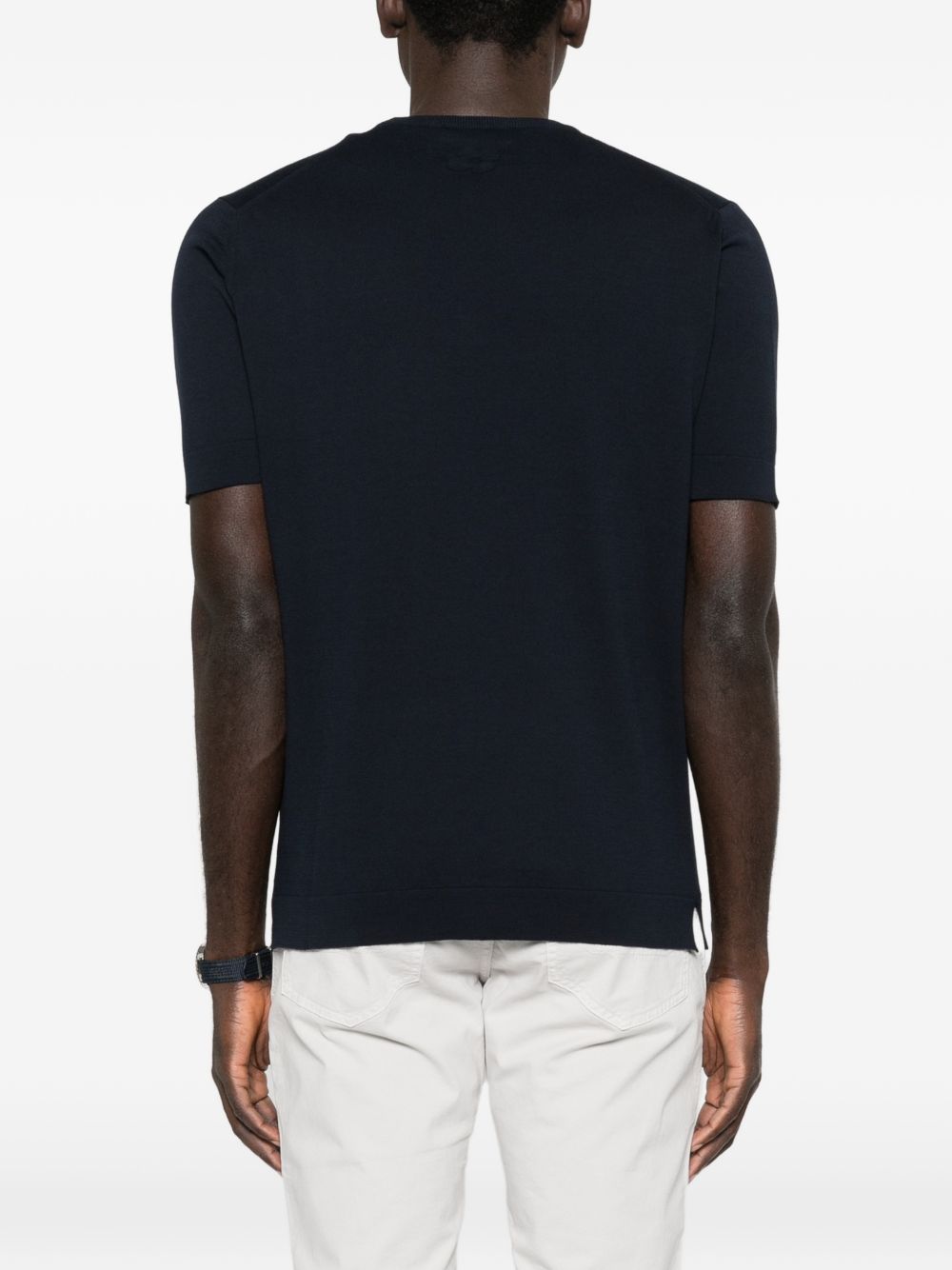 Lardini Sweaters Navy Blue