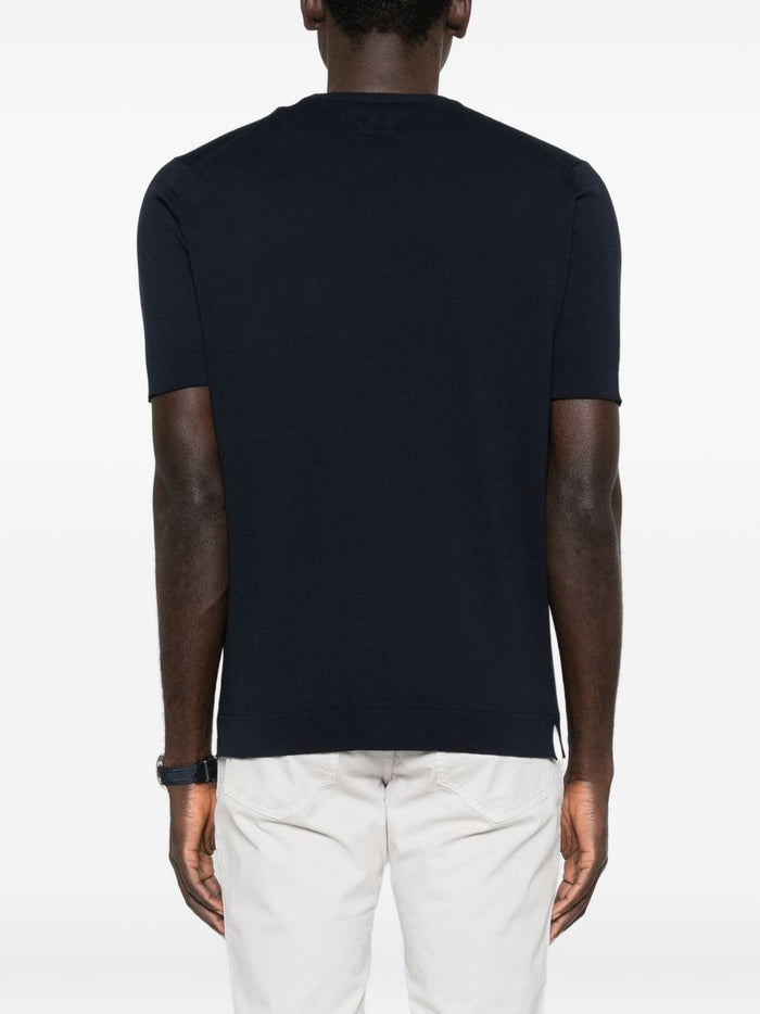 Lardini Sweaters Navy Blue