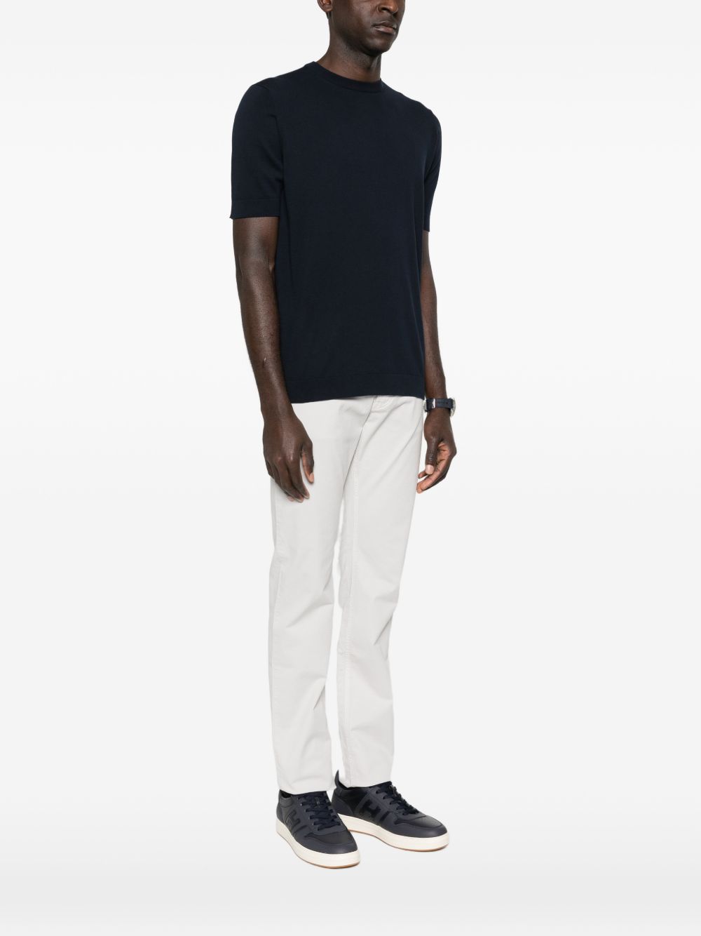 Lardini Sweaters Navy Blue