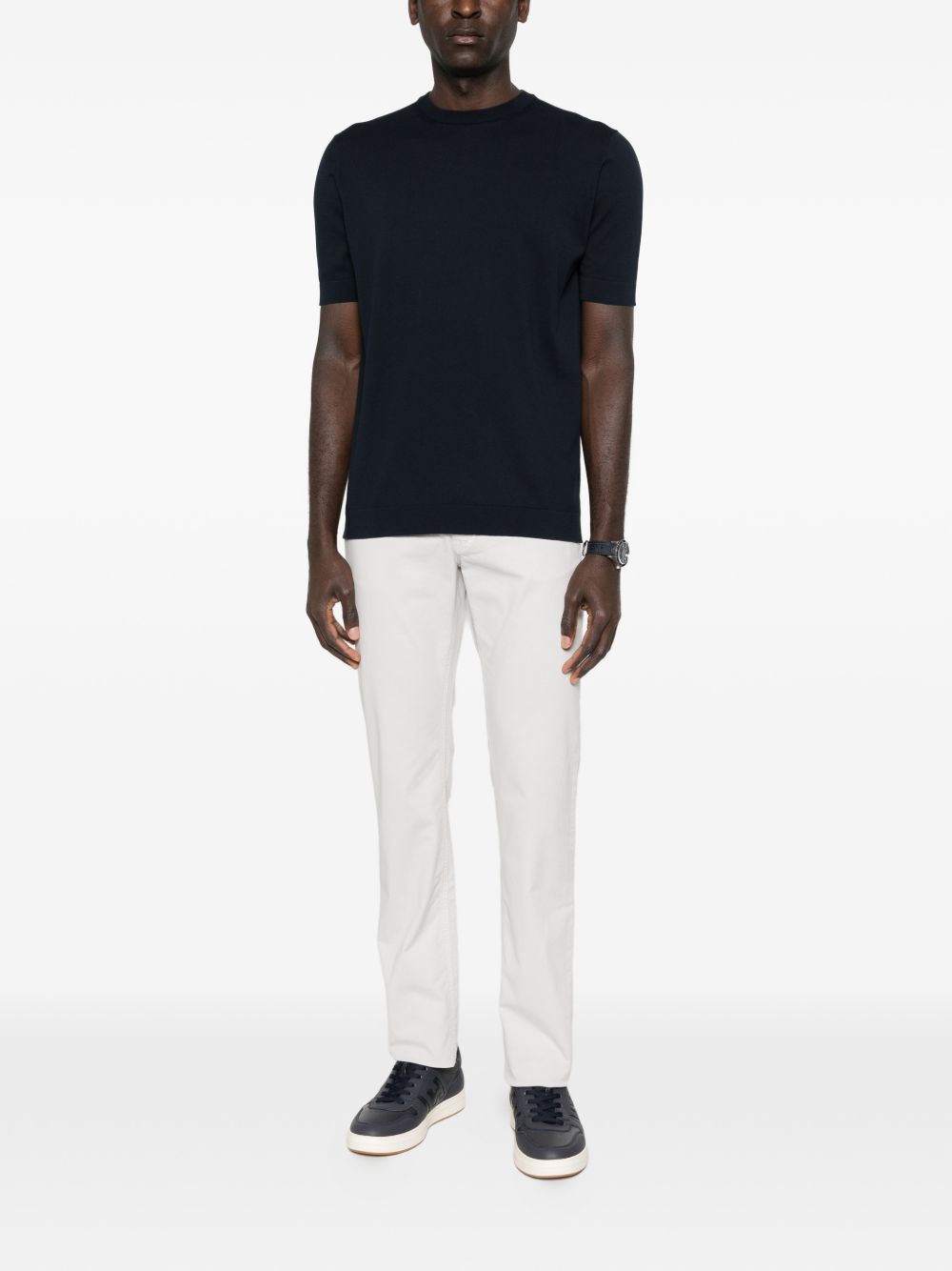 Lardini Sweaters Navy Blue