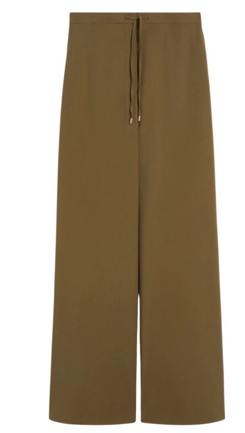 Max Mara Studio Trousers Verde Kaki