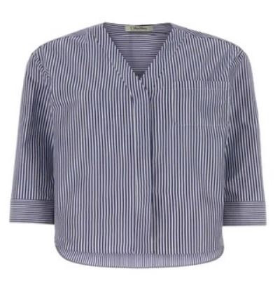 S Max Mara Shirts Riga Blu