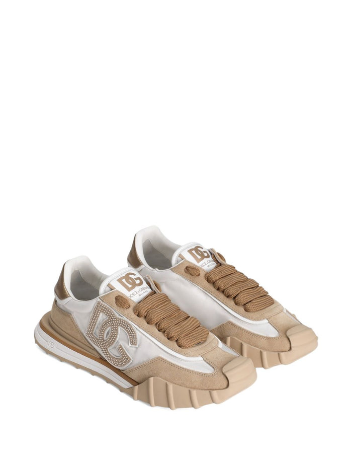 Dolce & Gabbana Flat shoes Bianco/cappuccino