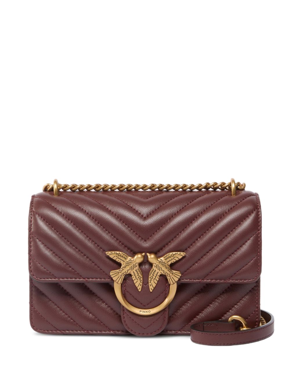 Pinko Bags Burgundy Oro Lea