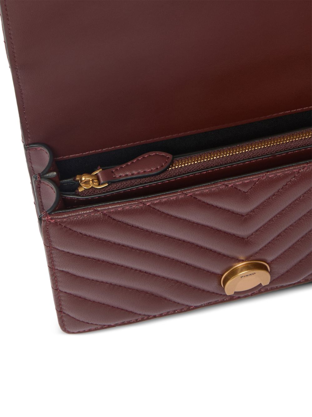 Pinko Bags Burgundy Oro Lea