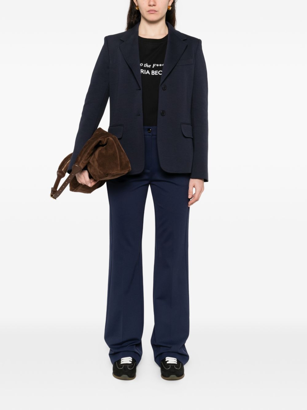 Pinko Trousers Blue Vi Pa Ea