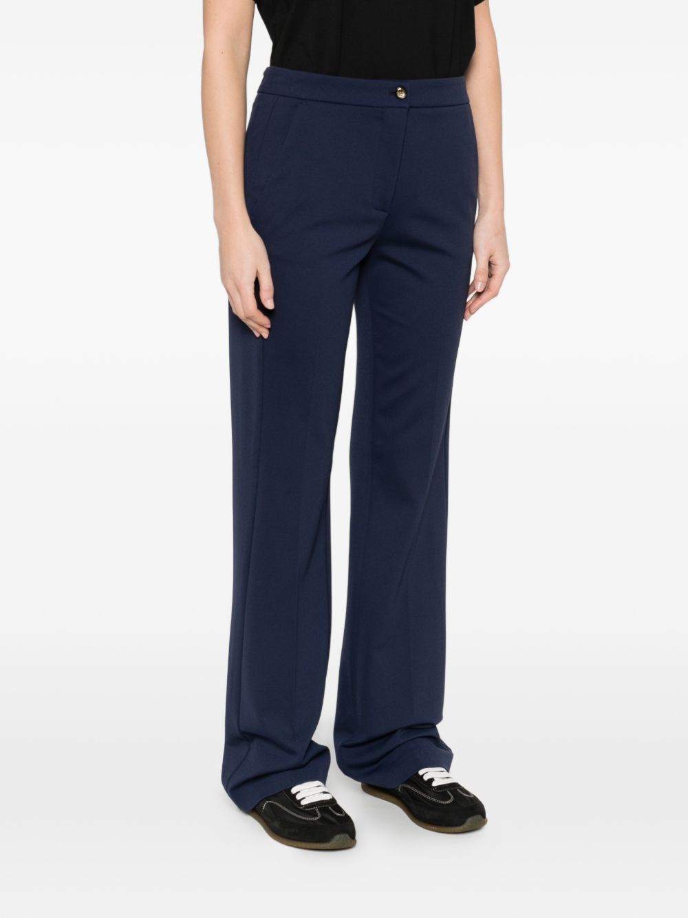 Pinko Trousers Blue Vi Pa Ea