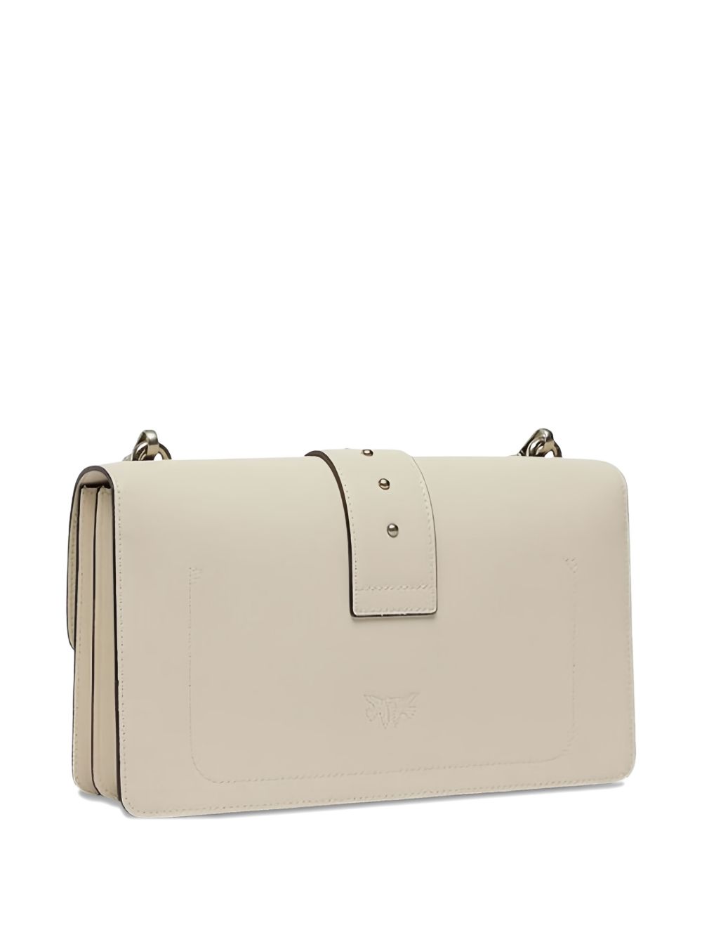 Pinko Bags Bianco Silver Lea Poliuretano