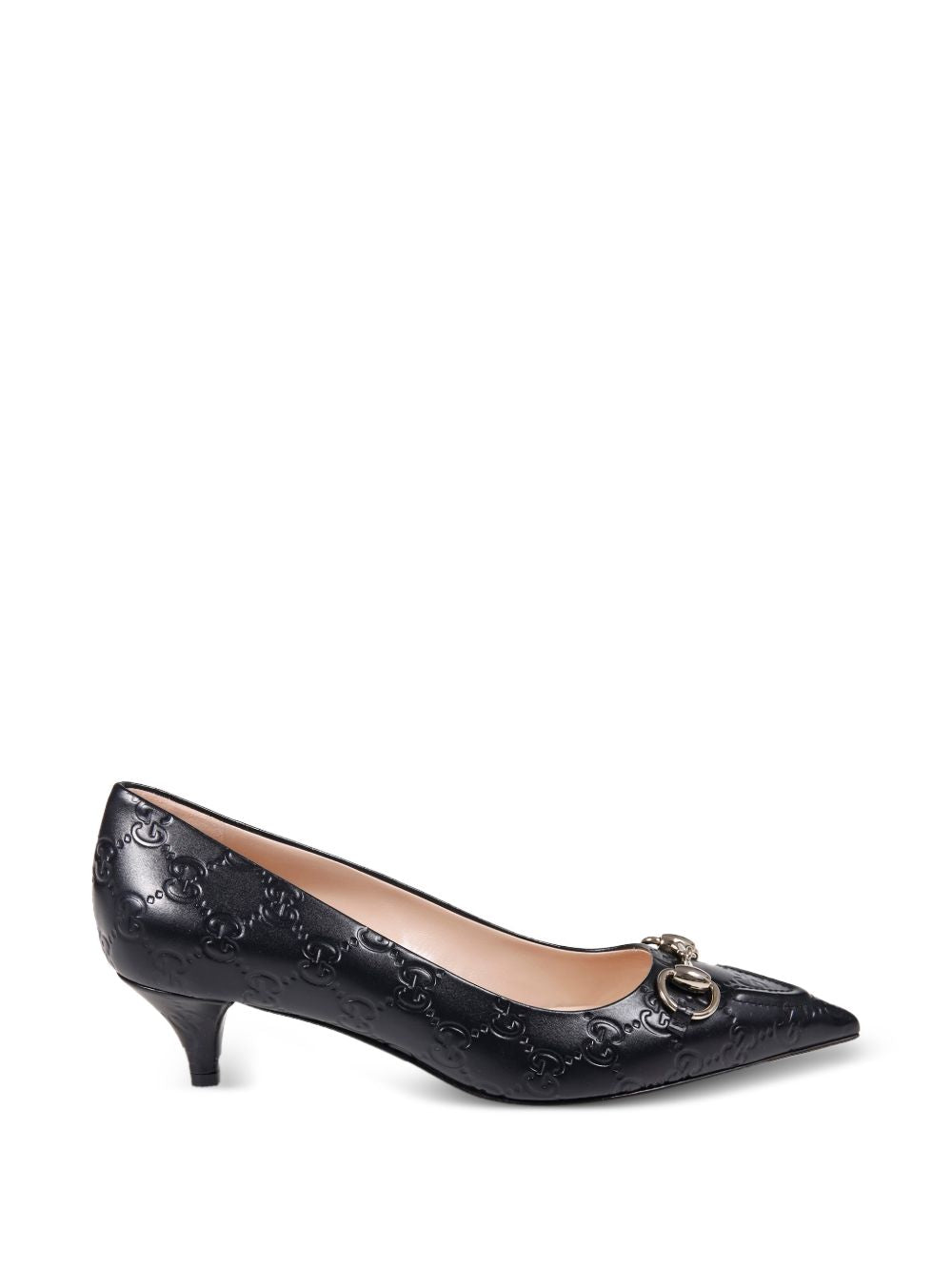 Gucci Flat shoes Black Lea+fab Rub Sole
