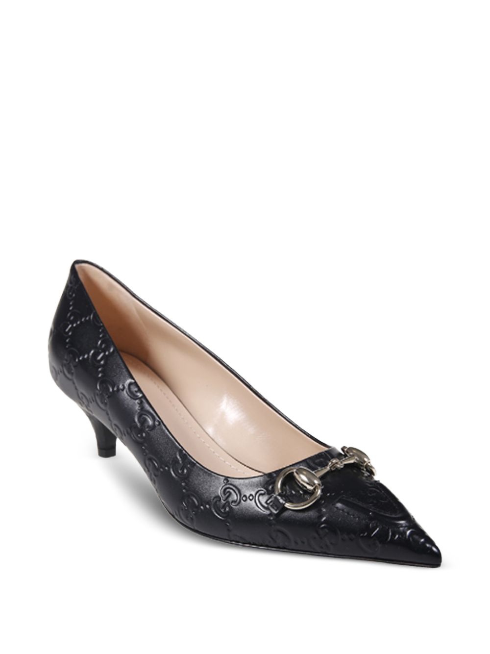 Gucci Flat shoes Black Lea+fab Rub Sole