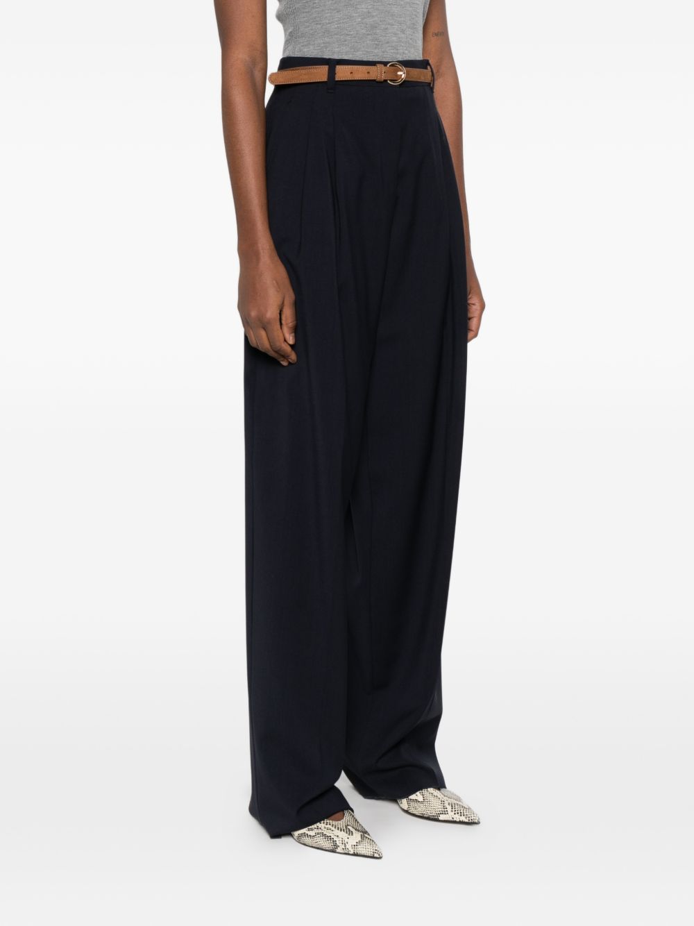 Max Mara Studio Trousers Blu