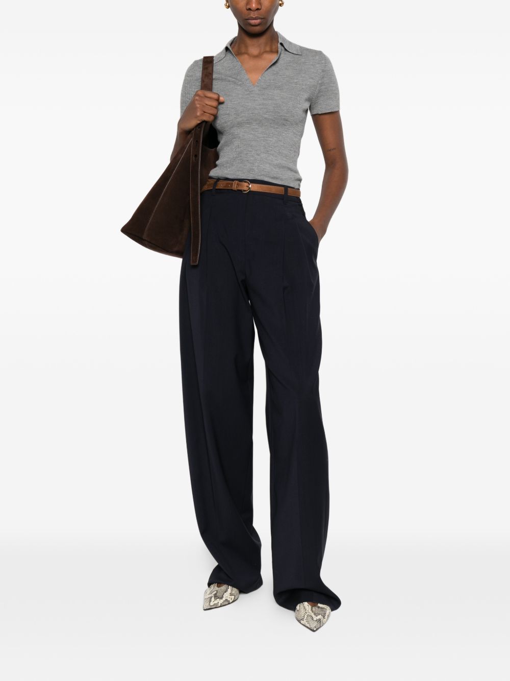 Max Mara Studio Trousers Blu