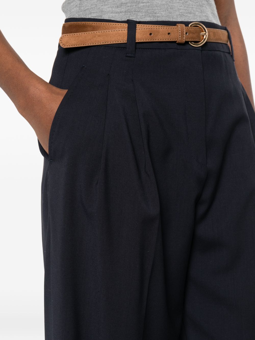Max Mara Studio Trousers Blu
