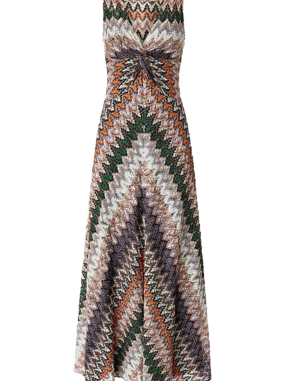 Missoni Dresses Blu Orange