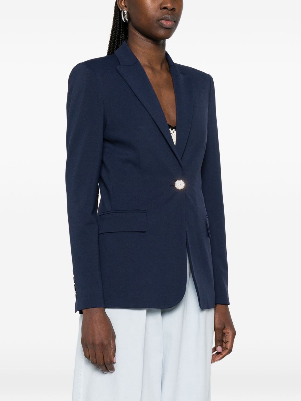 Pinko Jackets Blue Vi Pa Ea