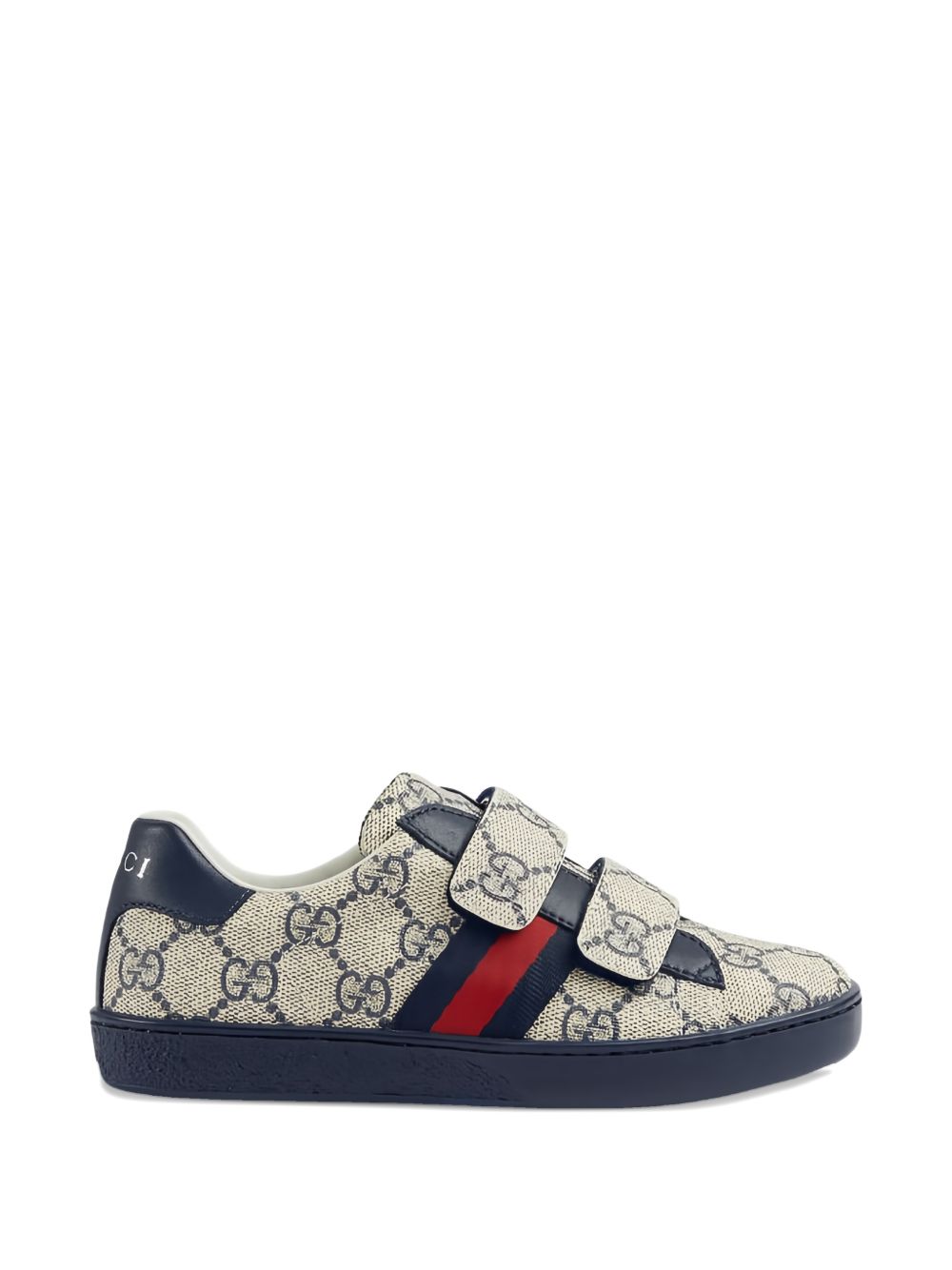 GUCCI KIDS Flat shoes Beige Blu Lea Rub Sole