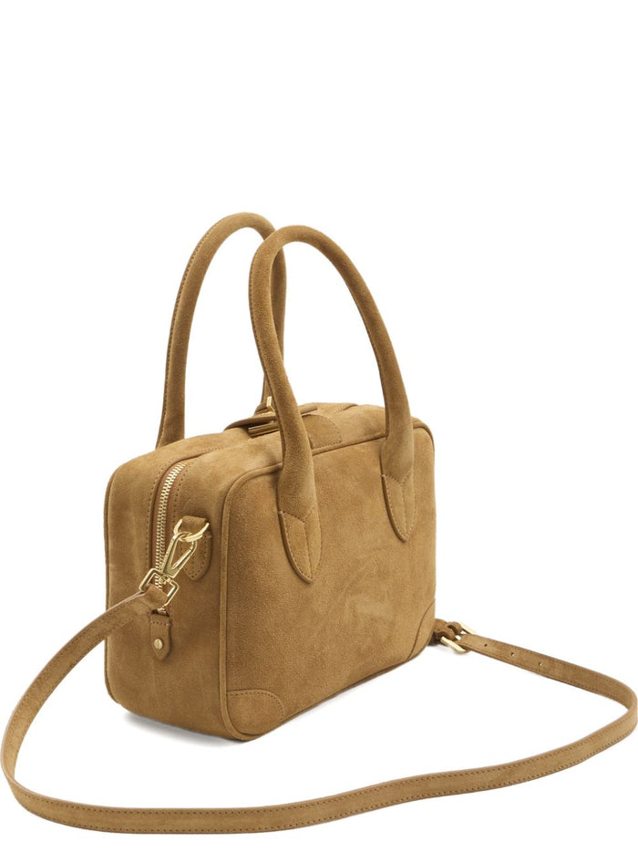 Golden Goose Bags Camel Suede