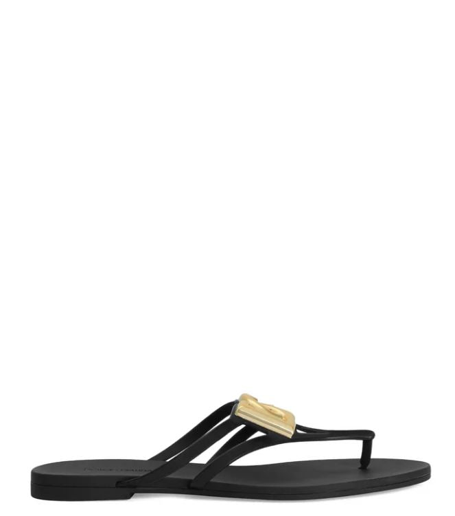 Dolce & Gabbana Flat Shoes Nero/oro