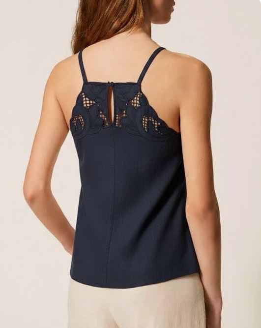 Twin-set Top Blue Night