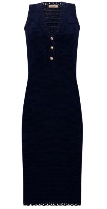 Twin-Set Dresses Blue Night