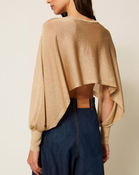 Twin-Set Sweaters Sand Lurex