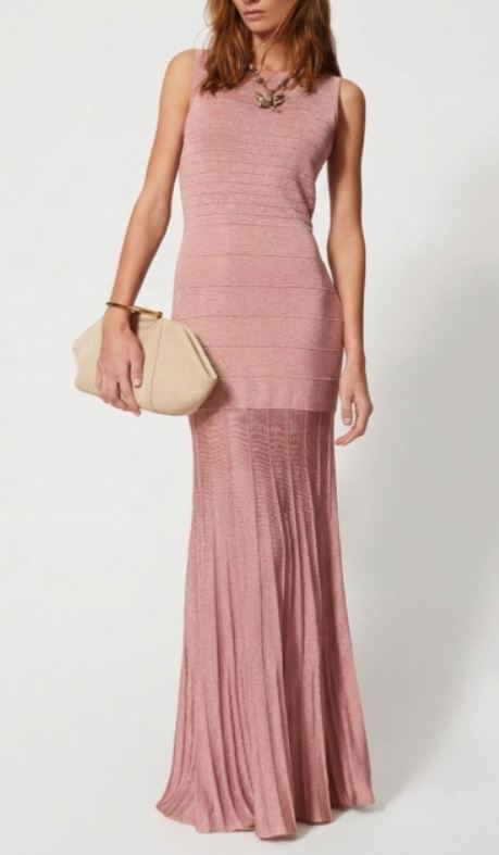 Twin-set Dresses Cashmere Rose Lurex