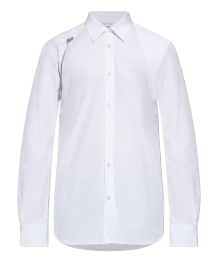 Alexander McQueen Shirts Optical White