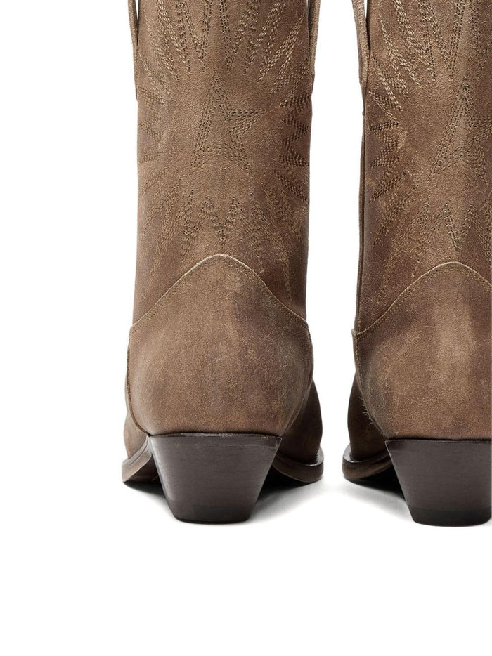 Golden Goose Boots Beige Suede