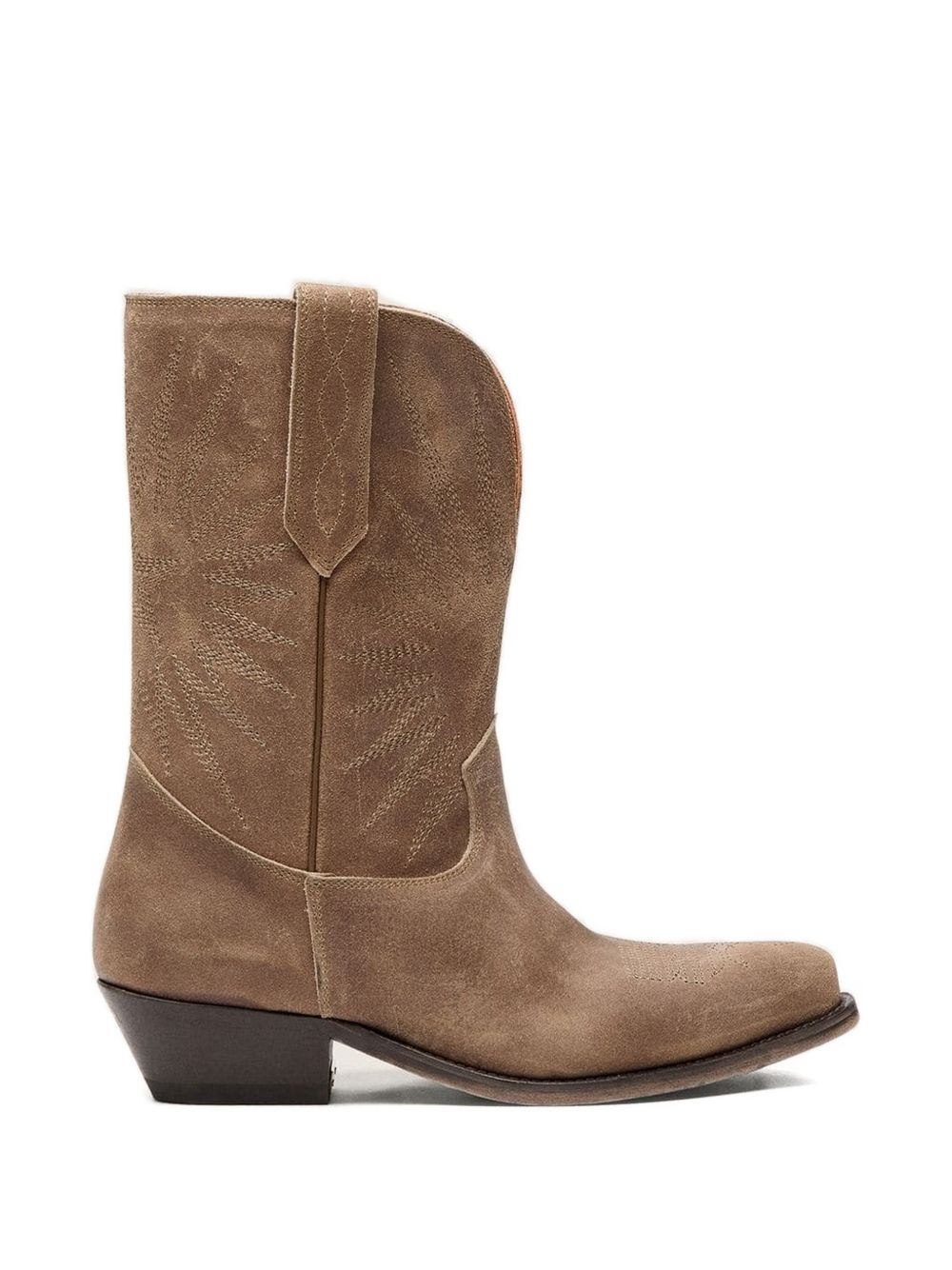 Golden Goose Boots Beige Suede