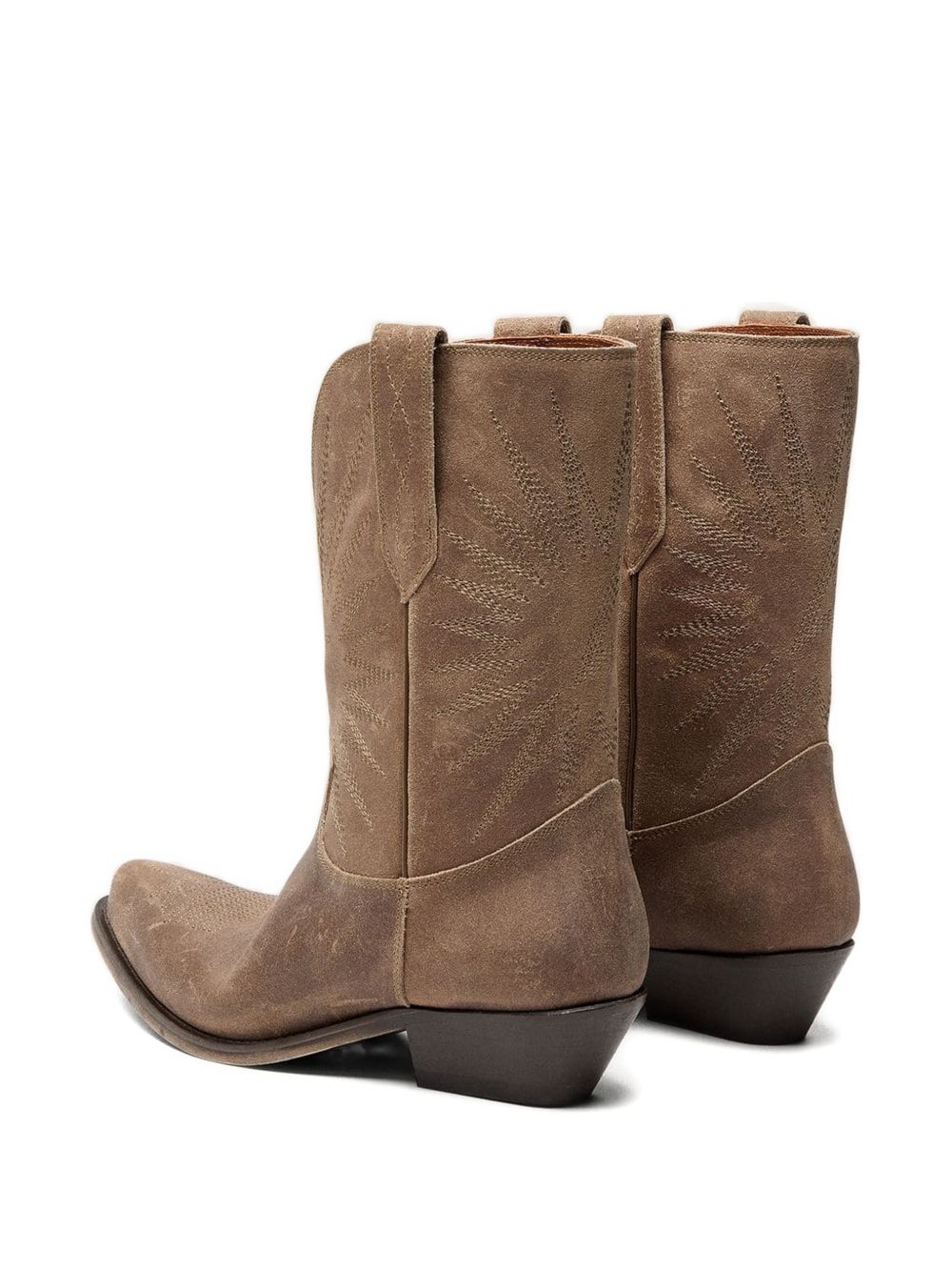 Golden Goose Boots Beige Suede