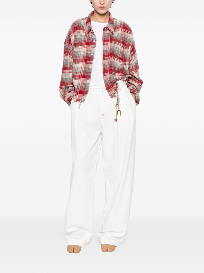 DARKPARK Trousers Washed White