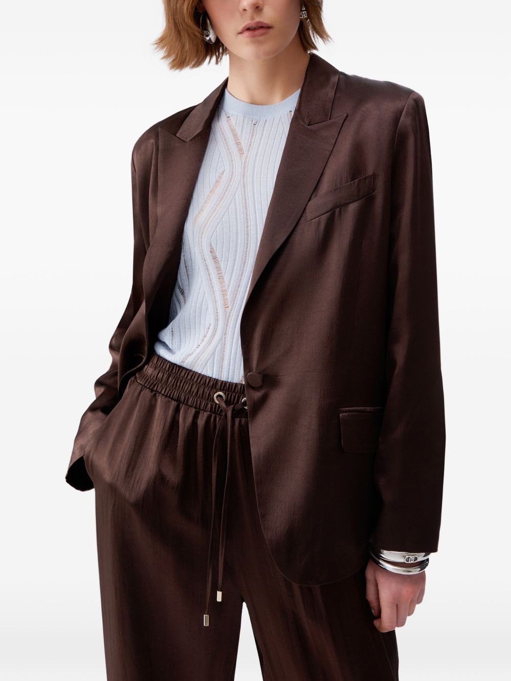 LIU JO BLACK Jackets Chocolate