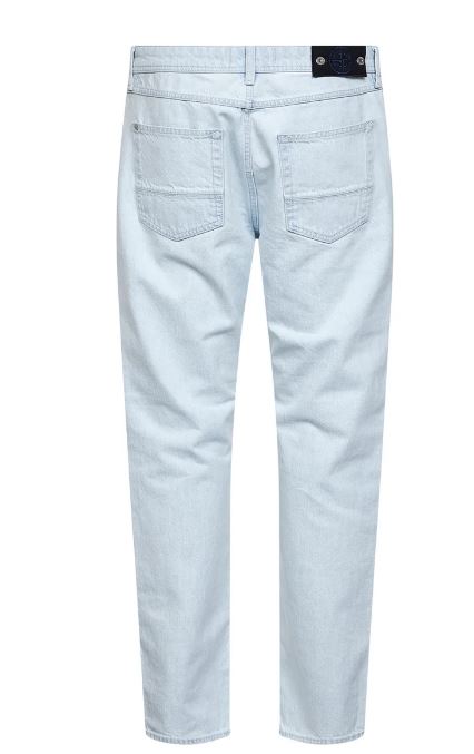 Stone Island Trousers Blue Extra Bleach